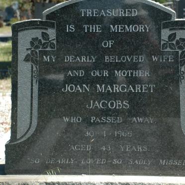 JACOBS Joan Margaret -1965