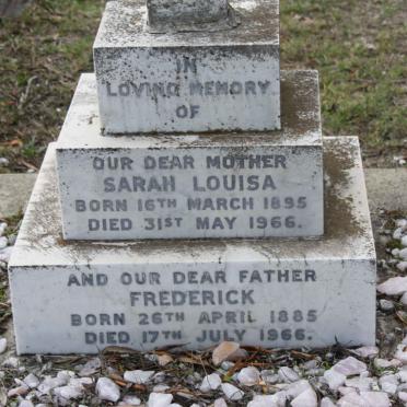 MURRAY Frederick 1885-1966 &amp; Sarah Louisa 1895-1966