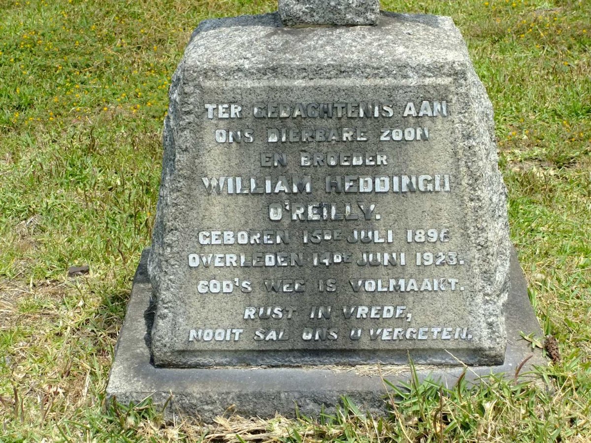O'REILLY William Heddingh 1896-1923