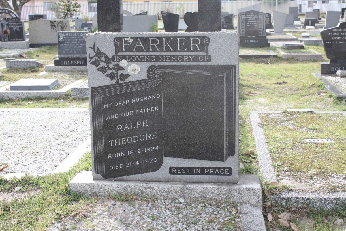 PARKER Ralph Theodore 1924-1970