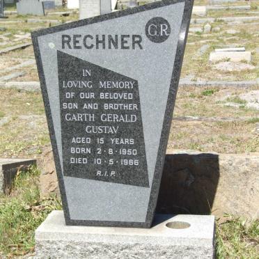RECHNER Garth Gerald Gustav 1950-1966