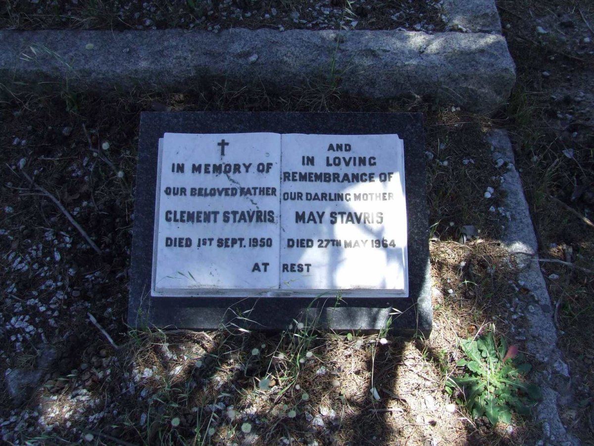 STAVRIS Clement -1950 &amp; May -1964