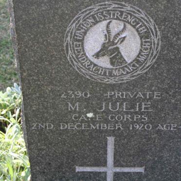 JULIE M. -1920