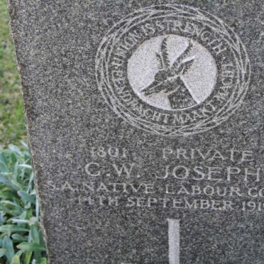 JOSEPH C.W. -1919