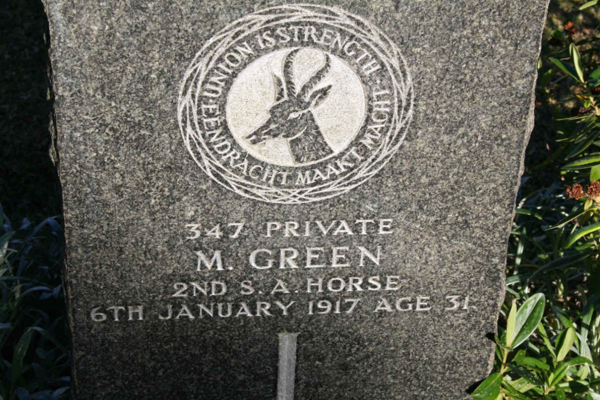GREEN M. -1917