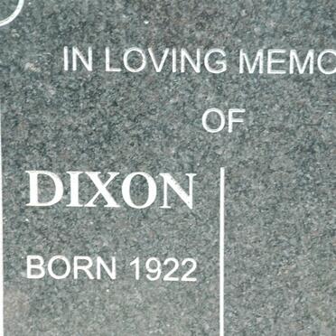 ? Dixon 1922-