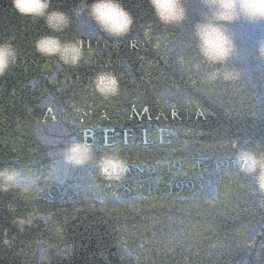 BEELE Anna Maria 1917-1993