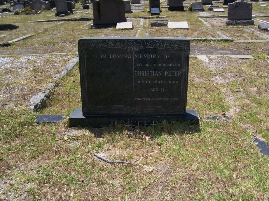 BESTER Christian Peter -1960