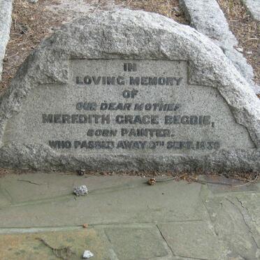 BEGBIE Meredith Grace nee PAINTER -1939