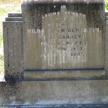 BENJAMIN Hilda Ellen nee GRANEY -1947