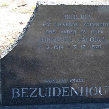 BEZUIDENHOUT Johannes Jacobus 1914-1970