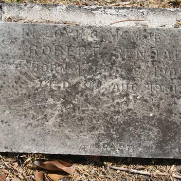 BENDALL Robert 1908-1961