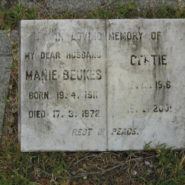 BEUKES Manie 1911-1972 &amp; Gertie 1916-2001