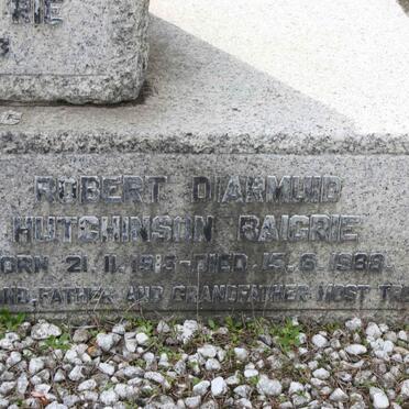 BAIGRIE Robert Diarmuid Hutchinson 1913-1988