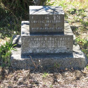 BENJAMIN Theodore R. 1948-1949