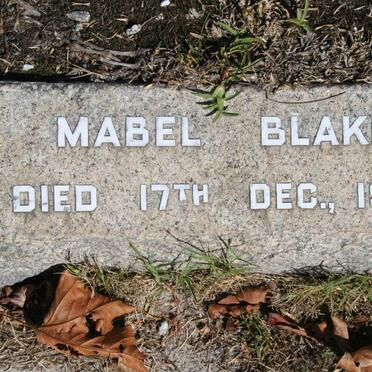 BLAKE Mabel -1960