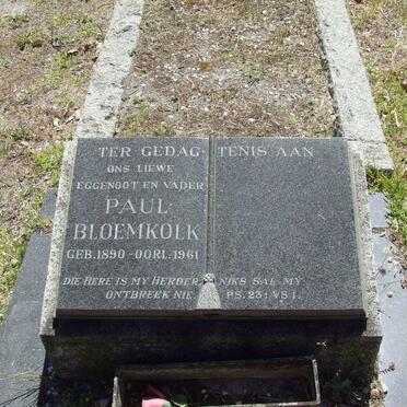 BLOEMKOLK Paul 1890-1961