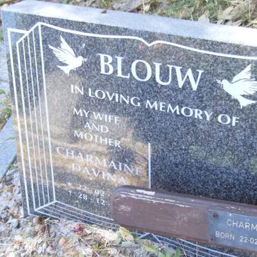 BLOUW Charmaine Davina 1958-2004