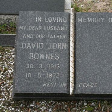 BOWNES David John 1913-1972