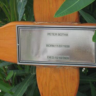 BOTHA Peter 1938-2009