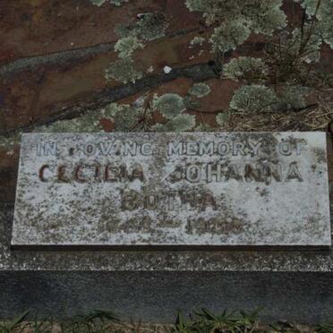 BOTHA Cecilia Johanna -1938