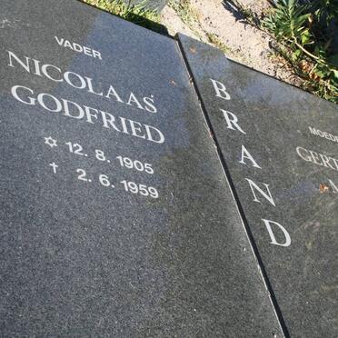 BRAND Nicolaas Godfried 1905-1959 &amp; Gertruida Maria 1908-1996