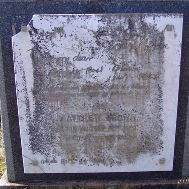 BROWN Matthew 1850-