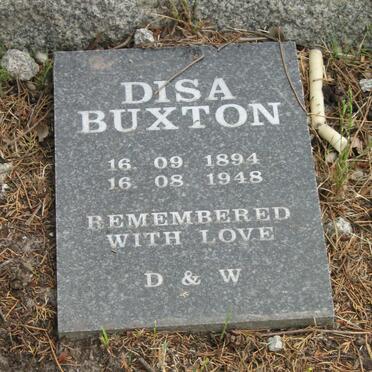 BUXTON Disa 1894-1948
