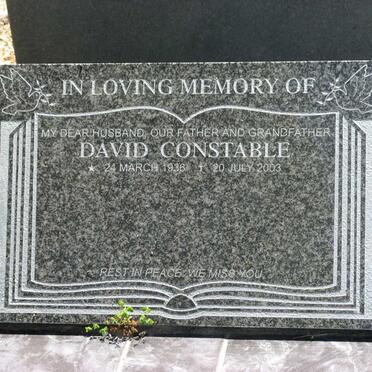 CONSTABLE David 1936-2003