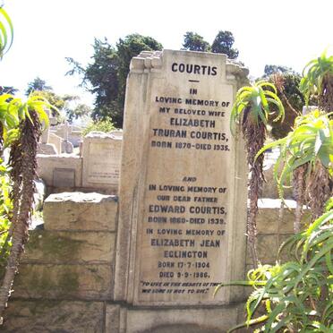 COURTIS Edward 1860-1939 &amp; Elizabeth Truran 1870-1935 :: EGLINGTON Elizabeth Jean 1904-1986