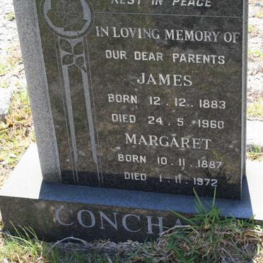CONCHAR James 1883-1960 &amp; Margaret 1887-1972