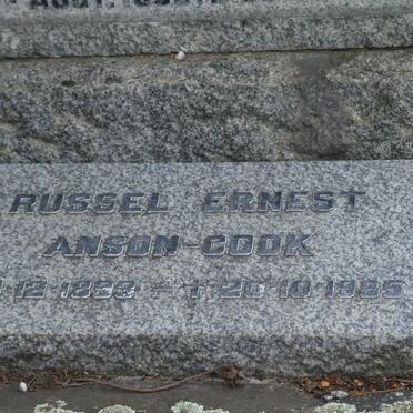 COOK Russel Ernest, ANSON 1893-1985