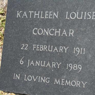 CONCHAR Kathleen Louise 1911-1989