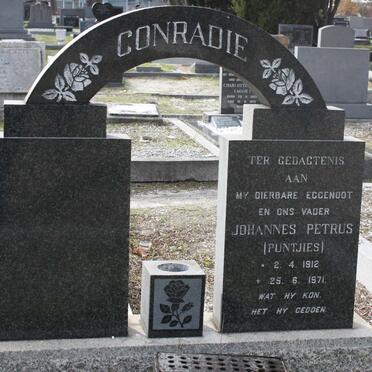 CONRADIE Johannes Petrus 1912-1971