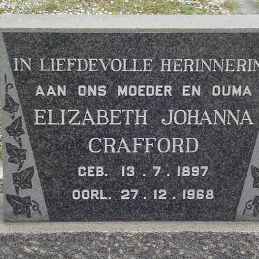 CRAFFORD Elizabeth Johanna 1897-1968