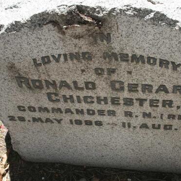 CHICHESTER Ronald Gerard 1896-1956
