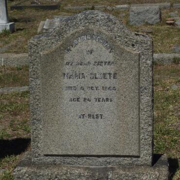 CLOETE Maria -1944