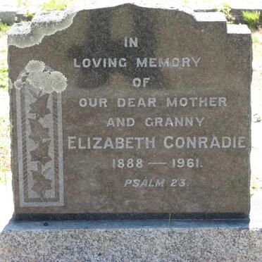 CONRADIE Elizabeth 1888-1961