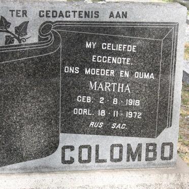 COLOMBO Martha 1918-1972