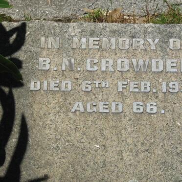 CROWDER B.N. -1957