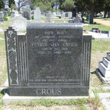 CROUS Petrus Jan 1913-1959
