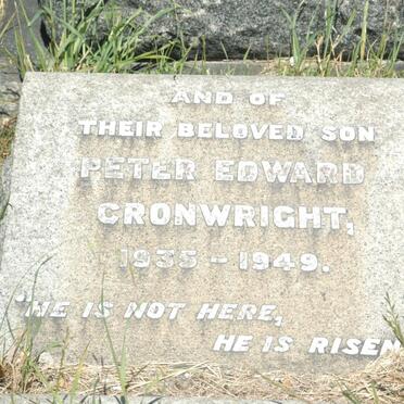 CRONWRIGHT Peter Edward 1935-1949