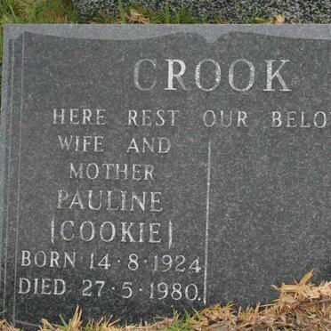 CROOK Pauline 1924-1980