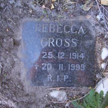 CROSS Rebecca 1914-1999