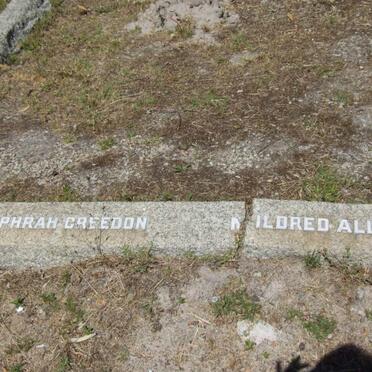 CREEDON Aphrah :: ALLEN Mildred