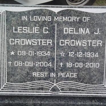 CROWSTER Leslie C. 1934-2004 &amp; Delina J. 1934-2010