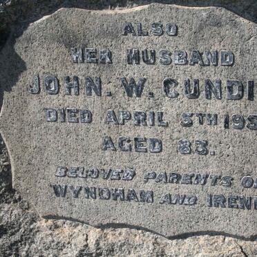 CUNDILL John W. - 1950