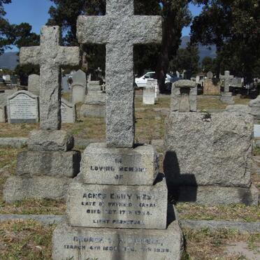 DANIELL George V.H. 1869-1934 :: WEST Agnes Emily -1934