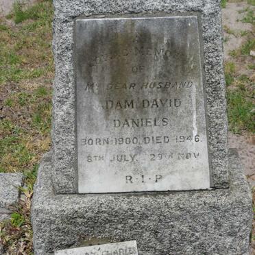 DANIELS Adam David 1900-1946