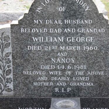 DAVIS William George -1960 &amp; Nancy -1981